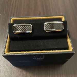 Dunhill Carbon Fibre Cuff Links